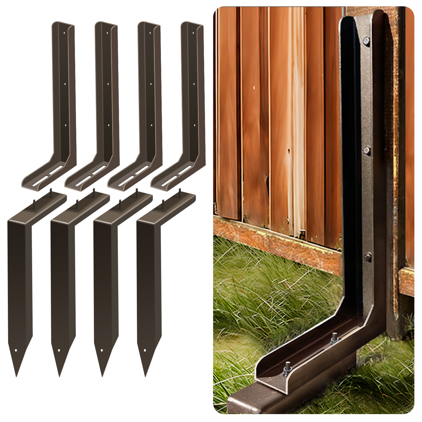 Fence Post Anchor Repair Kit Pack of 1