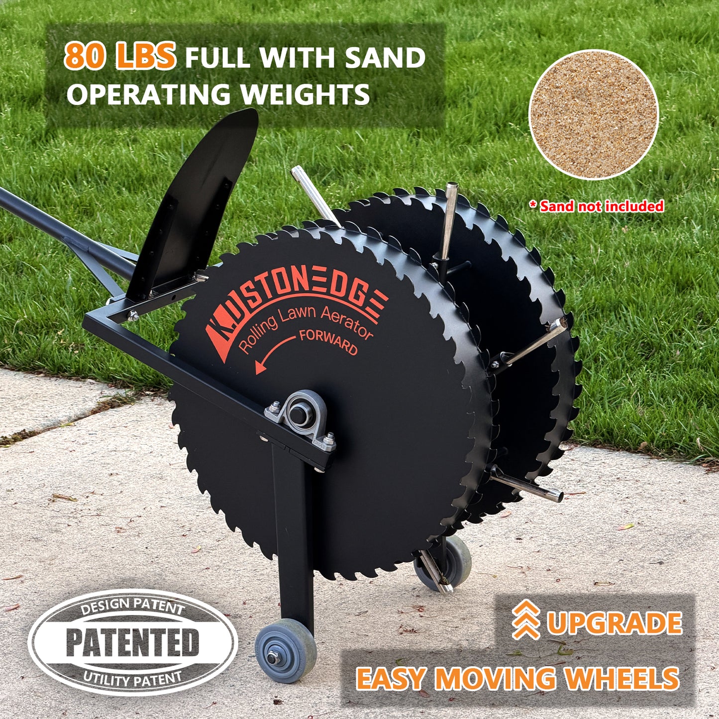Rolling Lawn Aerator