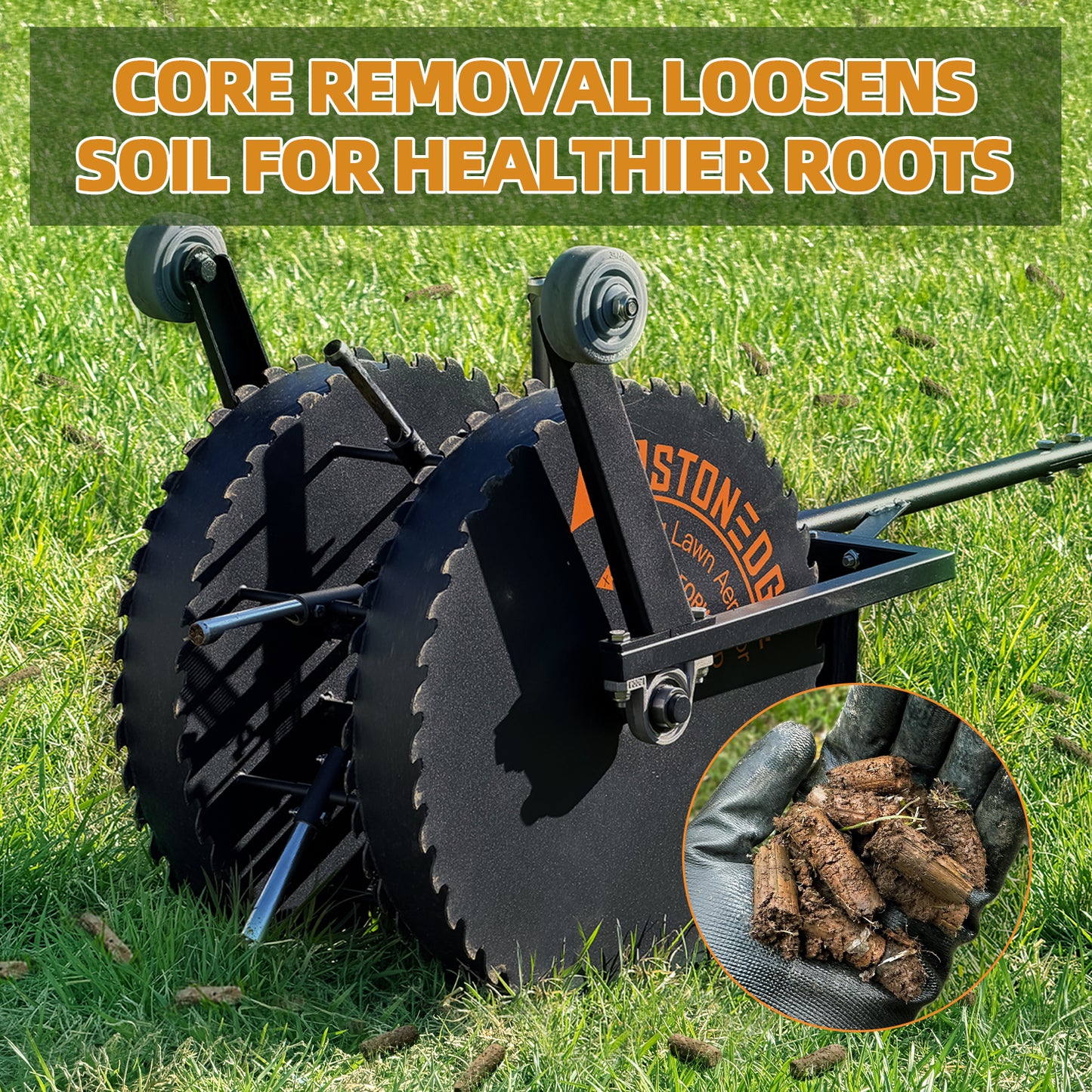 Rolling Lawn Aerator