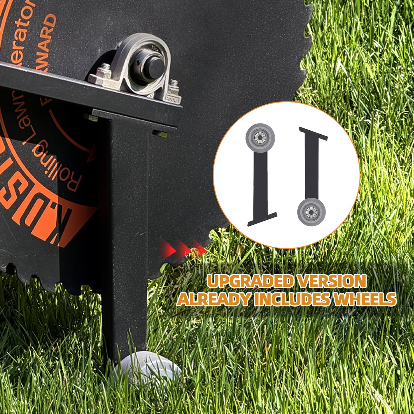 Rolling Lawn Aerator