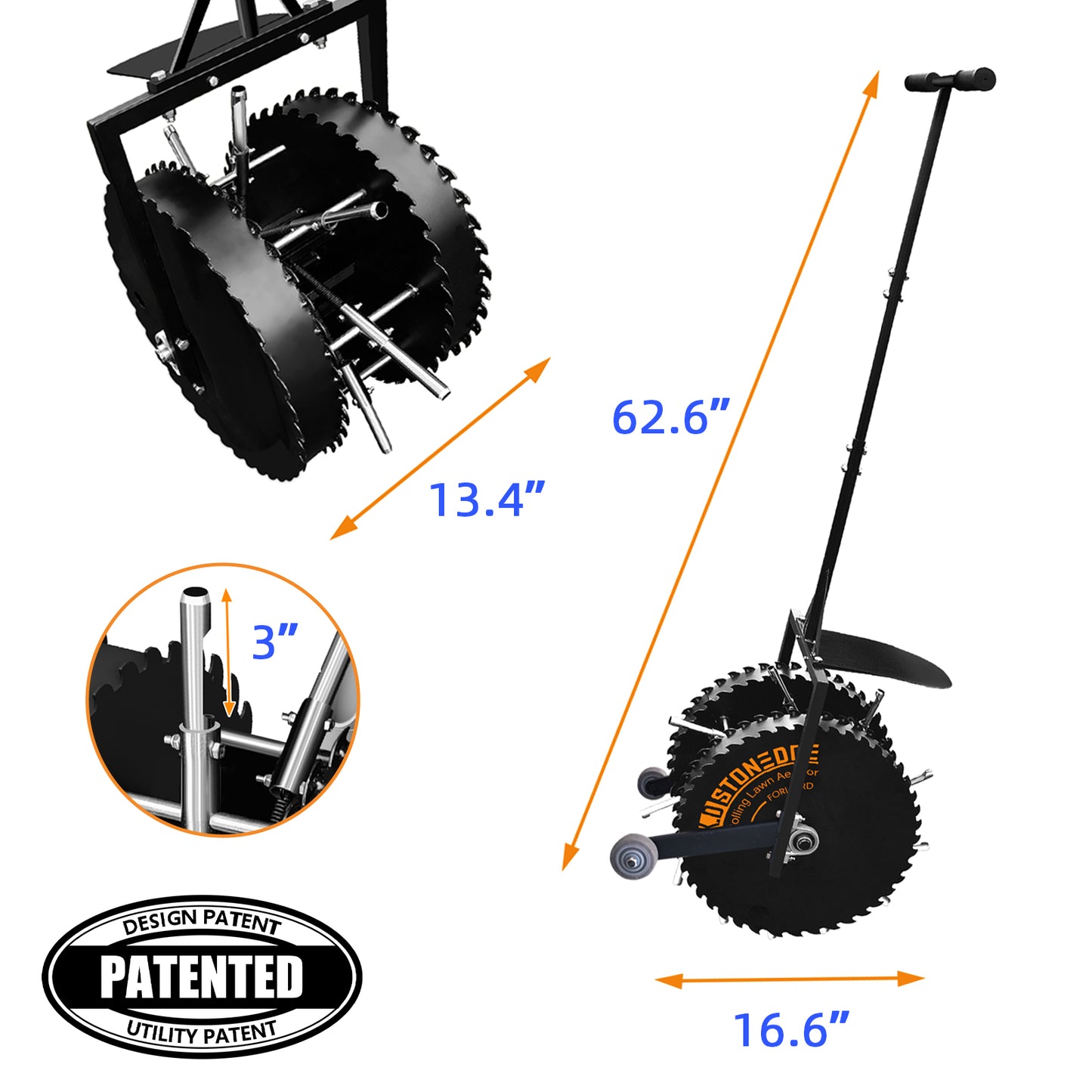 Rolling Lawn Aerator